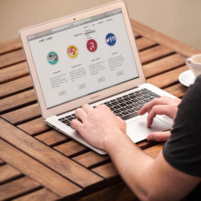 Man on laptop